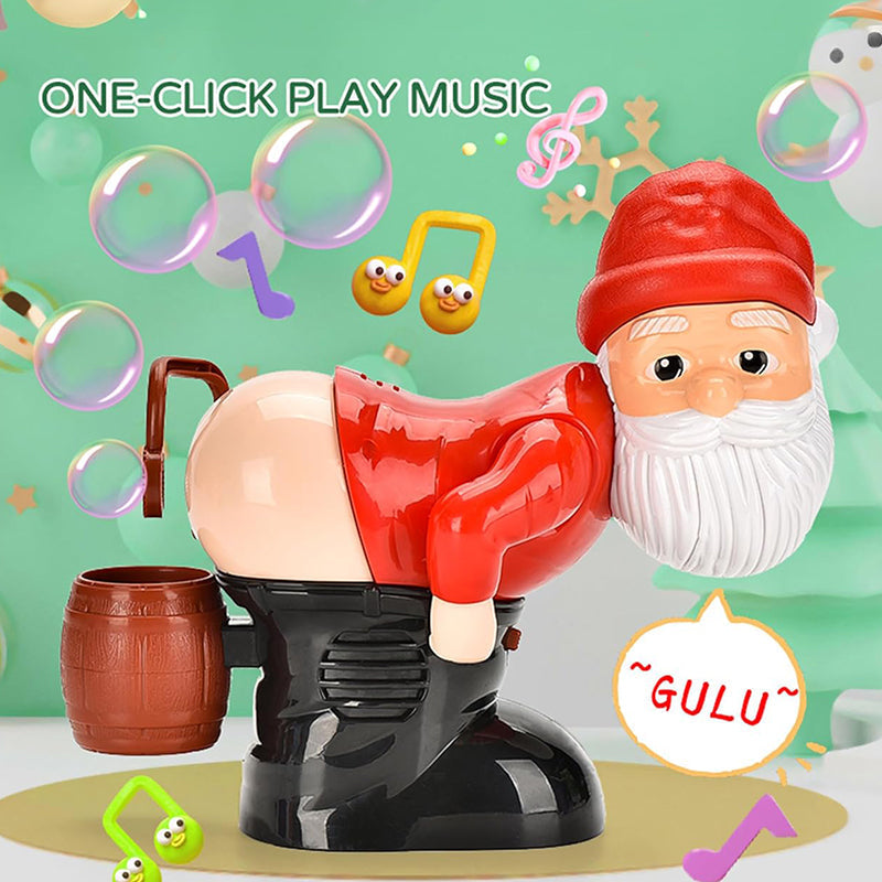 🥳2026 HOT SALE🥳💞50K+ SOLD! 🎅🎁 50% OFF! Santa Bubble Maker – one-click automatic bubbles with music & lights. Safe rounded edges, perfect Christmas gift for grandkids! 🫧✨