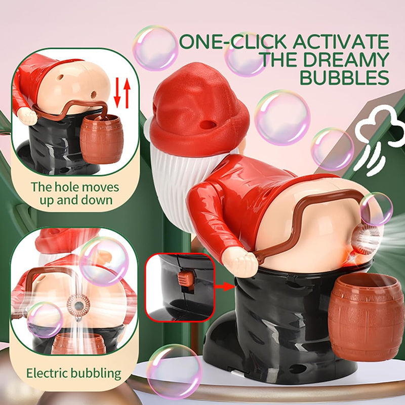 🥳2026 HOT SALE🥳💞50K+ SOLD! 🎅🎁 50% OFF! Santa Bubble Maker – one-click automatic bubbles with music & lights. Safe rounded edges, perfect Christmas gift for grandkids! 🫧✨