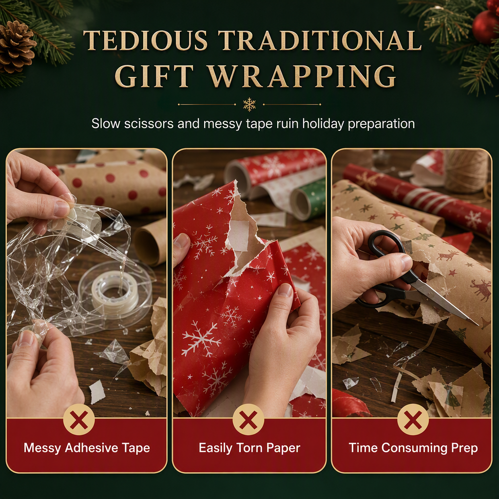 🥳2026 HOT SALE🥳💞50K+ SOLD! 🎄🎁 50% OFF! Christmas Drawstring Gift Bags with Ribbon (50 Pcs) – pull-and-tie, sturdy flat bottom, durable PEVA. Quick festive packaging! 🛡️✅