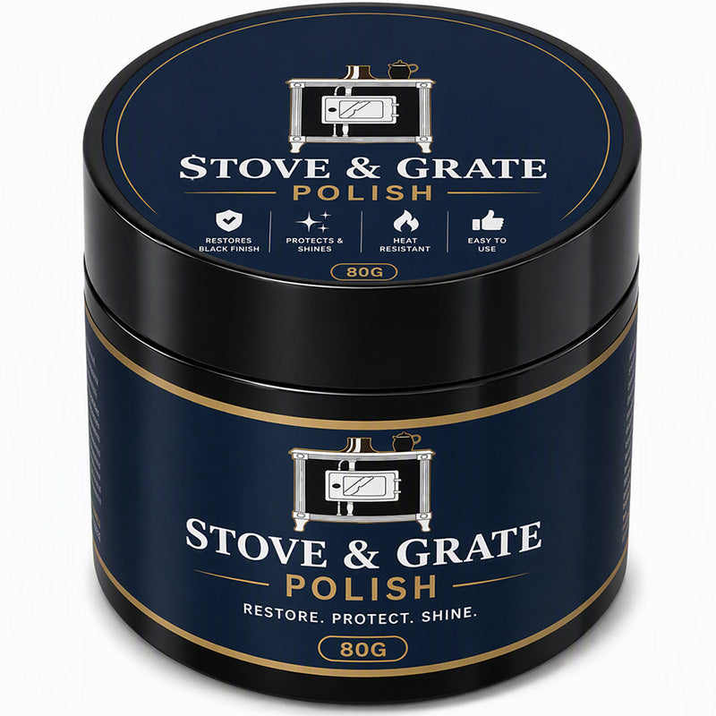 🥳2026 HOT SALE🥳💞50K+ SOLD! 🔥🖤 Cast Iron Stove Polish – restores rich black gloss, protects against rust & heat. Includes sponge – makes old stoves look new again! 🏠✨