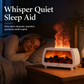 🥳2026 HOT SALE🥳💞50K+ SOLD! 🔥💨 50% OFF! Fireplace Flame Humidifier & Aromatherapy Diffuser – music sync lights, ultra quiet, auto shut-off. Cosy ambience for bedroom & office! 🌙✨