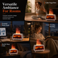 🥳2026 HOT SALE🥳💞50K+ SOLD! 🔥💨 50% OFF! Fireplace Flame Humidifier & Aromatherapy Diffuser – music sync lights, ultra quiet, auto shut-off. Cosy ambience for bedroom & office! 🌙✨