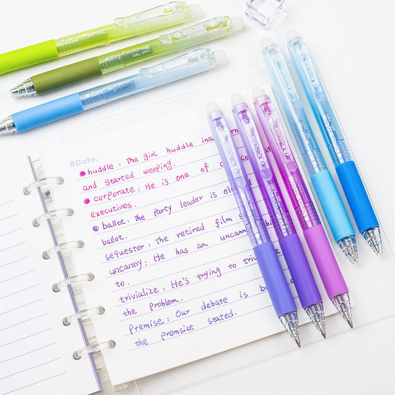 🥳2026 HOT SALE🥳💞50K+ SOLD! ✏️✨ Erasable Color Click Pens – heat-friction ink rubs away mistakes cleanly. 0.7mm smooth tip, no smudges – keep your puzzle books & notes neat! 🧩✅