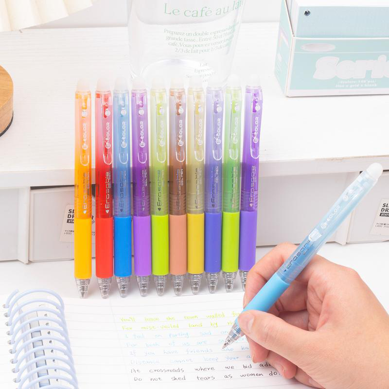 🥳2026 HOT SALE🥳💞50K+ SOLD! ✏️✨ Erasable Color Click Pens – heat-friction ink rubs away mistakes cleanly. 0.7mm smooth tip, no smudges – keep your puzzle books & notes neat! 🧩✅
