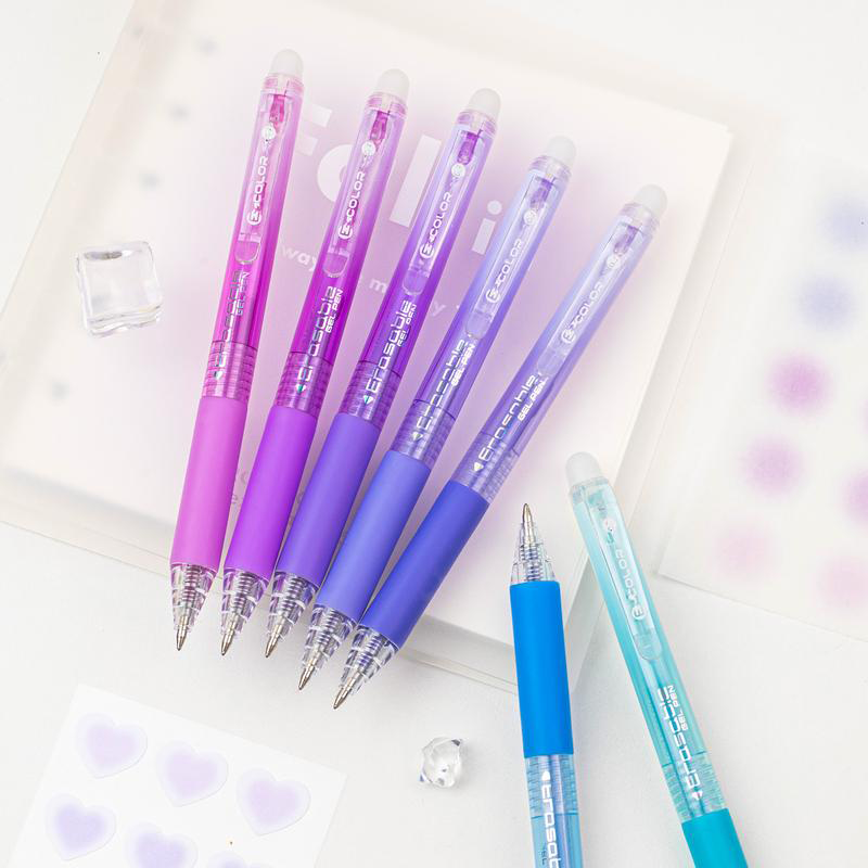 🥳2026 HOT SALE🥳💞50K+ SOLD! ✏️✨ Erasable Color Click Pens – heat-friction ink rubs away mistakes cleanly. 0.7mm smooth tip, no smudges – keep your puzzle books & notes neat! 🧩✅