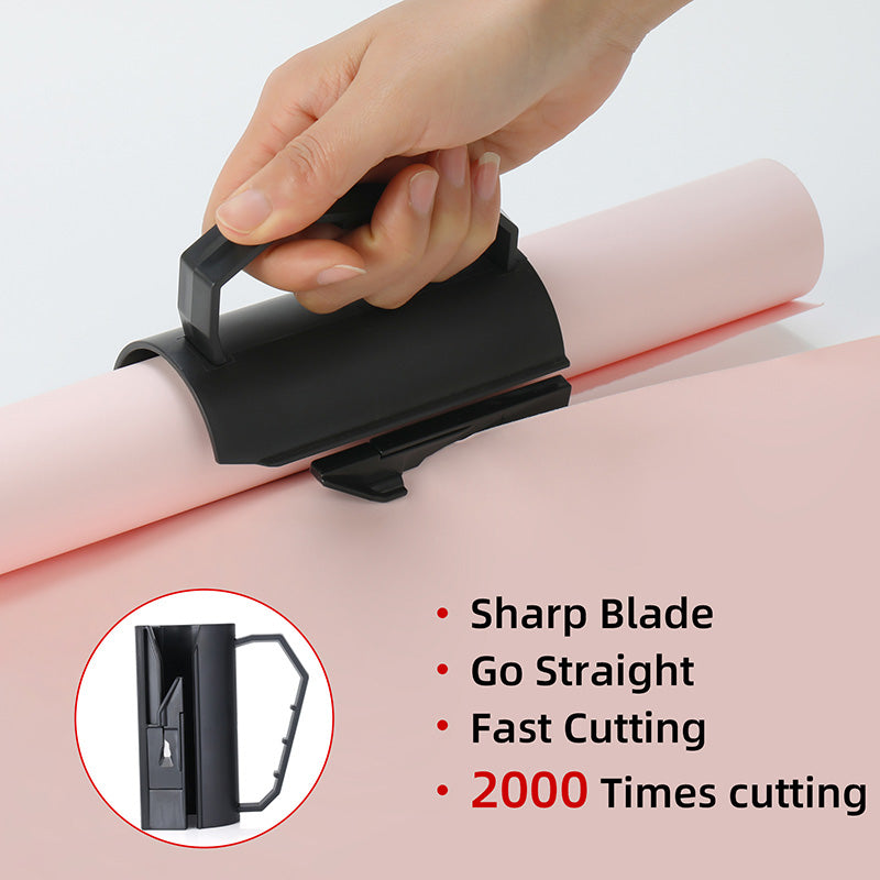 🥳2026 HOT SALE🥳💞50K+ SOLD! ✂️🎁 Wrapping Paper Cutter – hidden blade, ergonomic handle cuts clean & straight every time. No more jagged edges or hand strain – wrap gifts faster! 🎀✨