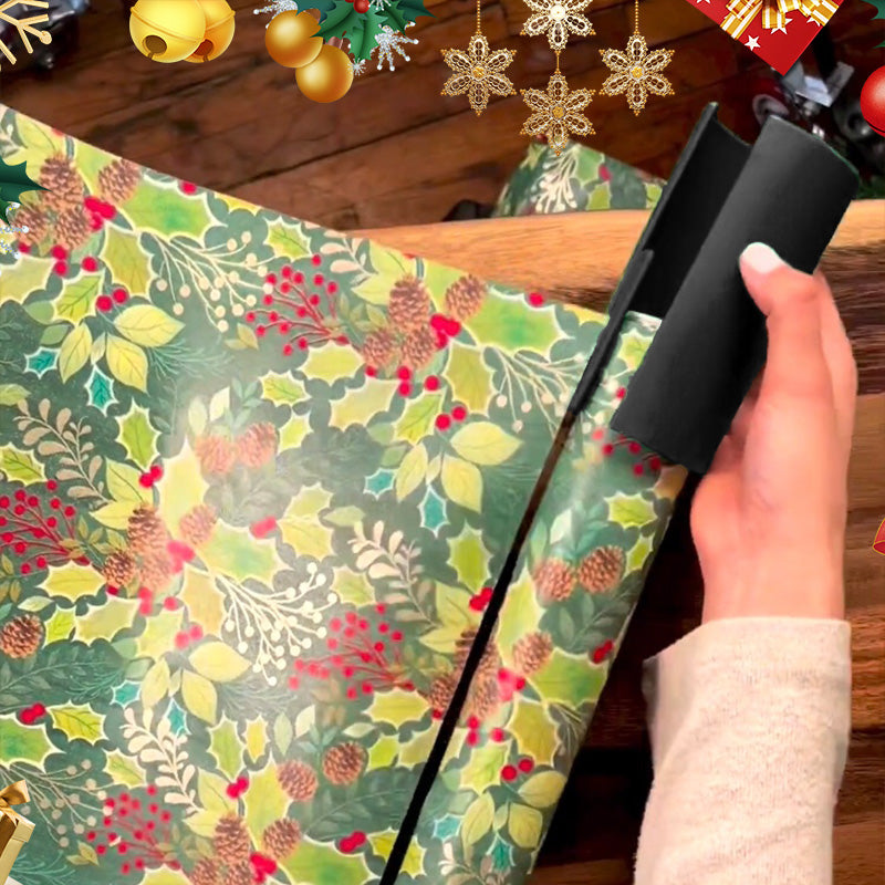 🥳2026 HOT SALE🥳💞50K+ SOLD! ✂️🎁 Wrapping Paper Cutter – hidden blade, ergonomic handle cuts clean & straight every time. No more jagged edges or hand strain – wrap gifts faster! 🎀✨