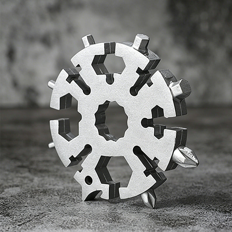 🥳2026 HOT SALE🥳💞50K+ SOLD! ❄️🔧 50% OFF! 20-in-1 Snowflake Multi-Tool – 20 tools in one pocket-sized design. Bottle opener, hex heads & screwdrivers. Steel, rust-resistant, keychain ready. Quick fixes anywhere! 🛡️💪