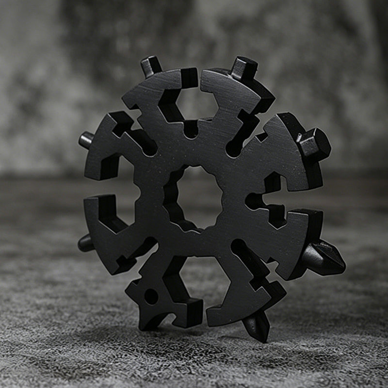 🥳2026 HOT SALE🥳💞50K+ SOLD! ❄️🔧 50% OFF! 20-in-1 Snowflake Multi-Tool – 20 tools in one pocket-sized design. Bottle opener, hex heads & screwdrivers. Steel, rust-resistant, keychain ready. Quick fixes anywhere! 🛡️💪