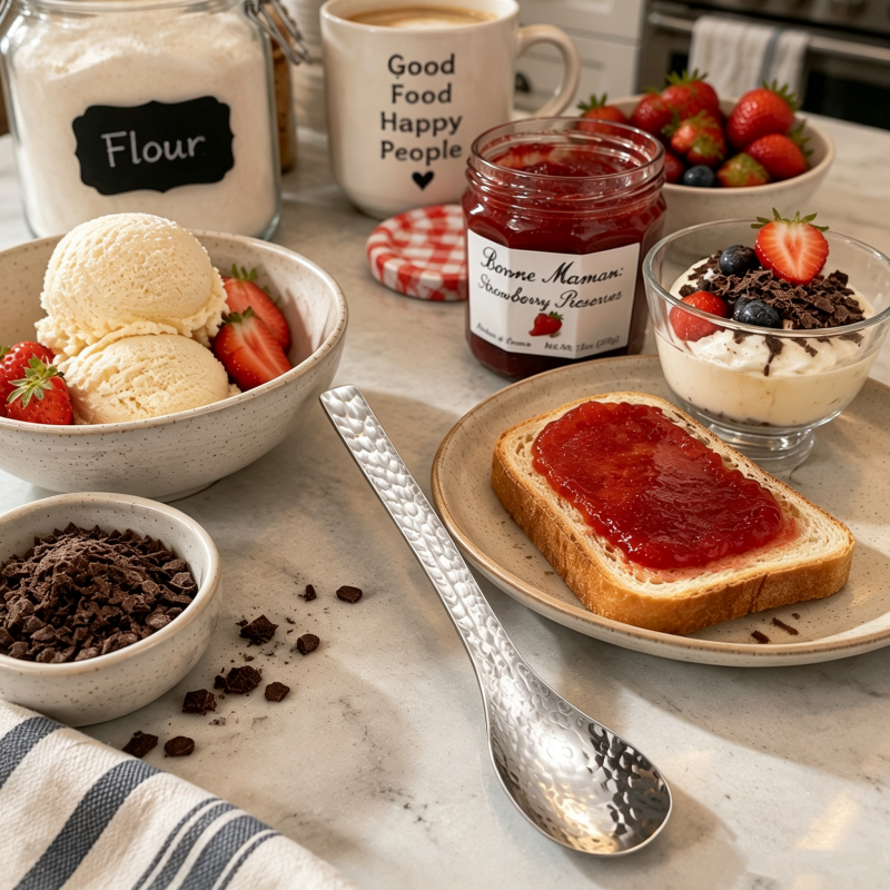 🥳2026 HOT SALE🥳💞50K+ SOLD! 🥄✨ BUY 1 GET 1 FREE! Hammered Dessert Spoon – Japanese elegance, ergonomic slip-free handle. Food-grade 304 steel, fingerprint-resistant. Dessert dining refined! 🍰💎