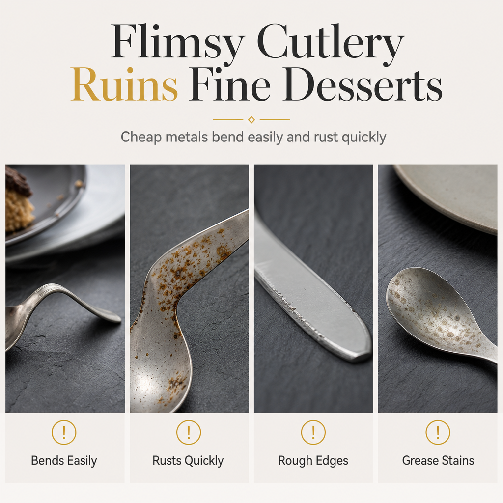 🥳2026 HOT SALE🥳💞50K+ SOLD! 🥄✨ BUY 1 GET 1 FREE! Hammered Dessert Spoon – Japanese elegance, ergonomic slip-free handle. Food-grade 304 steel, fingerprint-resistant. Dessert dining refined! 🍰💎