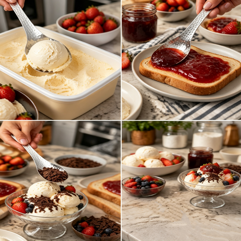 🥳2026 HOT SALE🥳💞50K+ SOLD! 🥄✨ BUY 1 GET 1 FREE! Hammered Dessert Spoon – Japanese elegance, ergonomic slip-free handle. Food-grade 304 steel, fingerprint-resistant. Dessert dining refined! 🍰💎