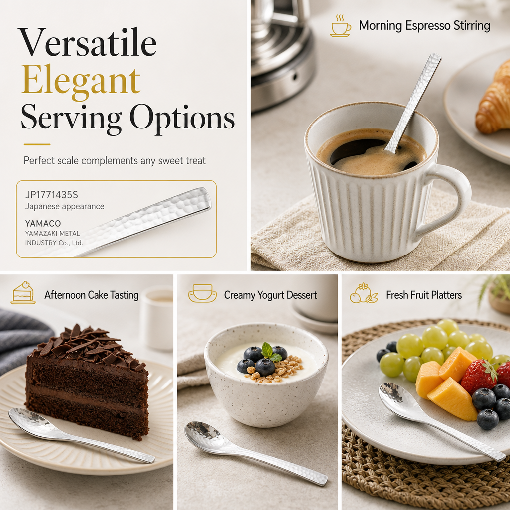 🥳2026 HOT SALE🥳💞50K+ SOLD! 🥄✨ BUY 1 GET 1 FREE! Hammered Dessert Spoon – Japanese elegance, ergonomic slip-free handle. Food-grade 304 steel, fingerprint-resistant. Dessert dining refined! 🍰💎