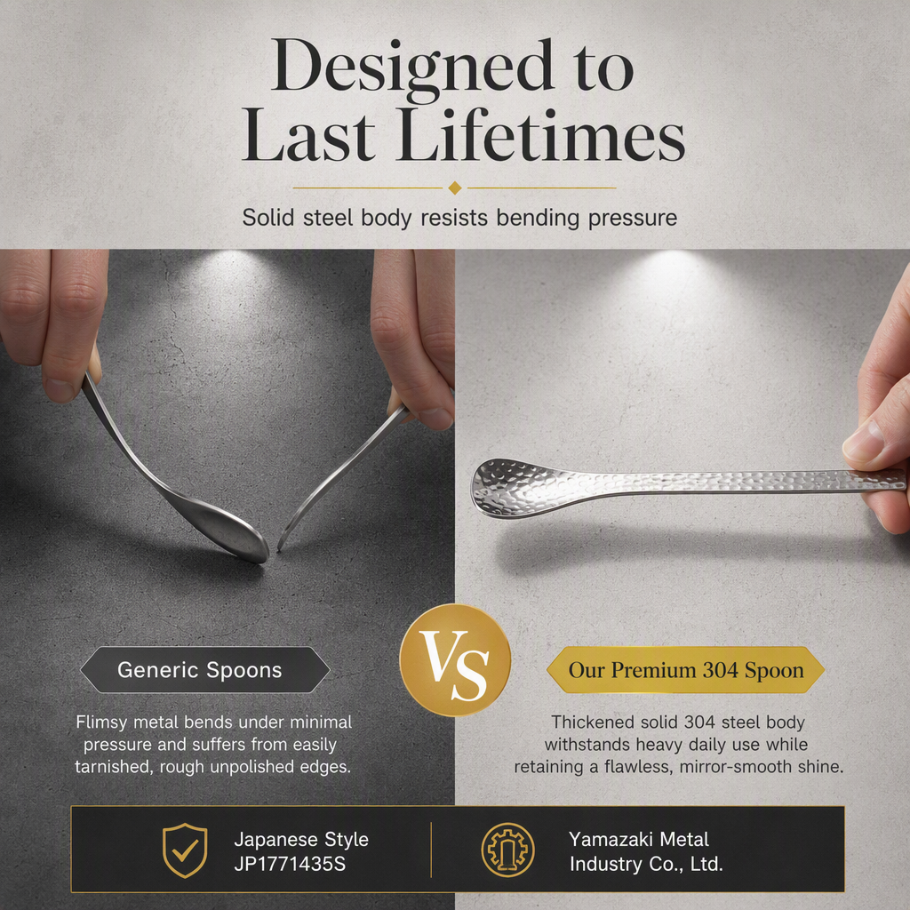 🥳2026 HOT SALE🥳💞50K+ SOLD! 🥄✨ BUY 1 GET 1 FREE! Hammered Dessert Spoon – Japanese elegance, ergonomic slip-free handle. Food-grade 304 steel, fingerprint-resistant. Dessert dining refined! 🍰💎