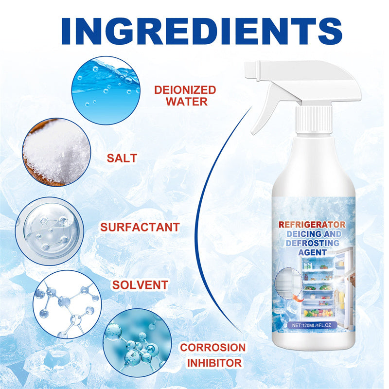 🥳2026 HOT SALE🥳💞50K+ SOLD! 🧊🚿 50% OFF! Fridge Freezer De-Icer Spray – rapid frost removal, no scraping. Safe, non-toxic & works on car windows too! 🛡️✅