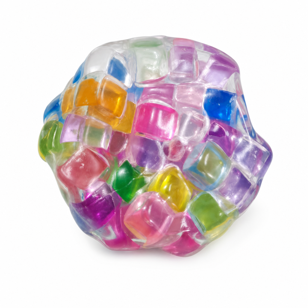 Aurora Colorful Beads Squishy Squeeze Ball