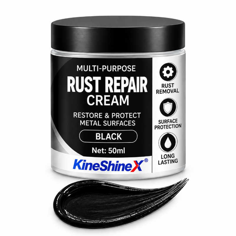 🥳2026 HOT SALE🥳💞50K+ SOLD! 🔧🛡️ 50% OFF! Multi-Purpose Rust Repair Cream – removes rust & protects metal, color-matched finish. For cars, gates & garden tools. 3-step easy fix! 🏠✅