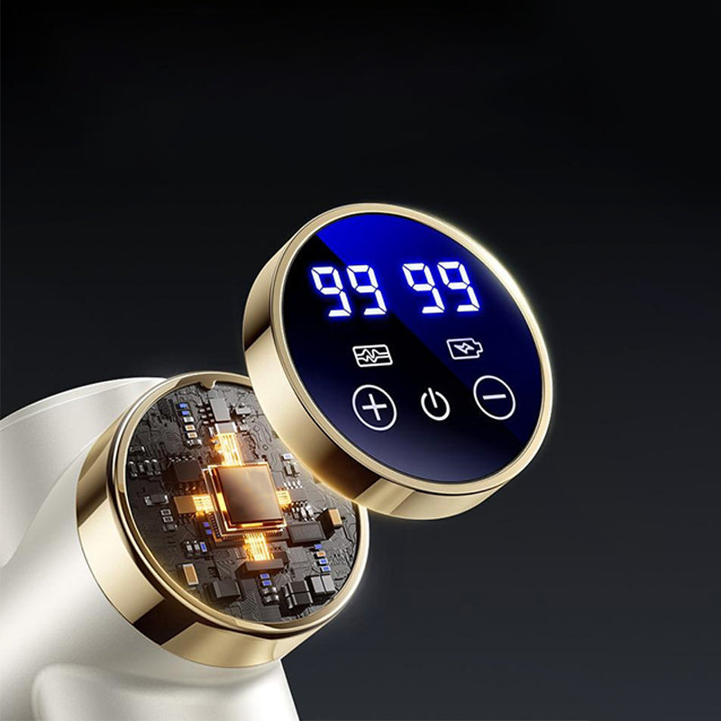 🥳2026 HOT SALE🥳💞50K+ SOLD! 💆♂️🔥 Multi-Head Massage Gun – 7-ball head covers large areas, 46mm deep percussion eases aches & stiffness. 9 heads for full-body relief! 💪✨