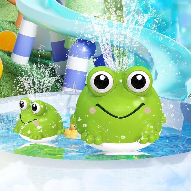 🥳2026 HOT SALE🥳💞50K+ SOLD! 🛁🐸 Light Up Baby Bath Toys – auto water spray & rainbow lights keep babies engaged. Turns tearful bath time into splashy fun – giggles guaranteed! 💡✨