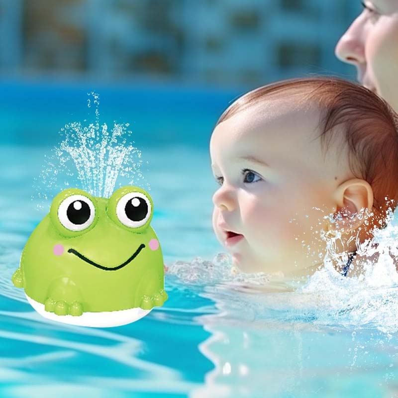 🥳2026 HOT SALE🥳💞50K+ SOLD! 🛁🐸 Light Up Baby Bath Toys – auto water spray & rainbow lights keep babies engaged. Turns tearful bath time into splashy fun – giggles guaranteed! 💡✨