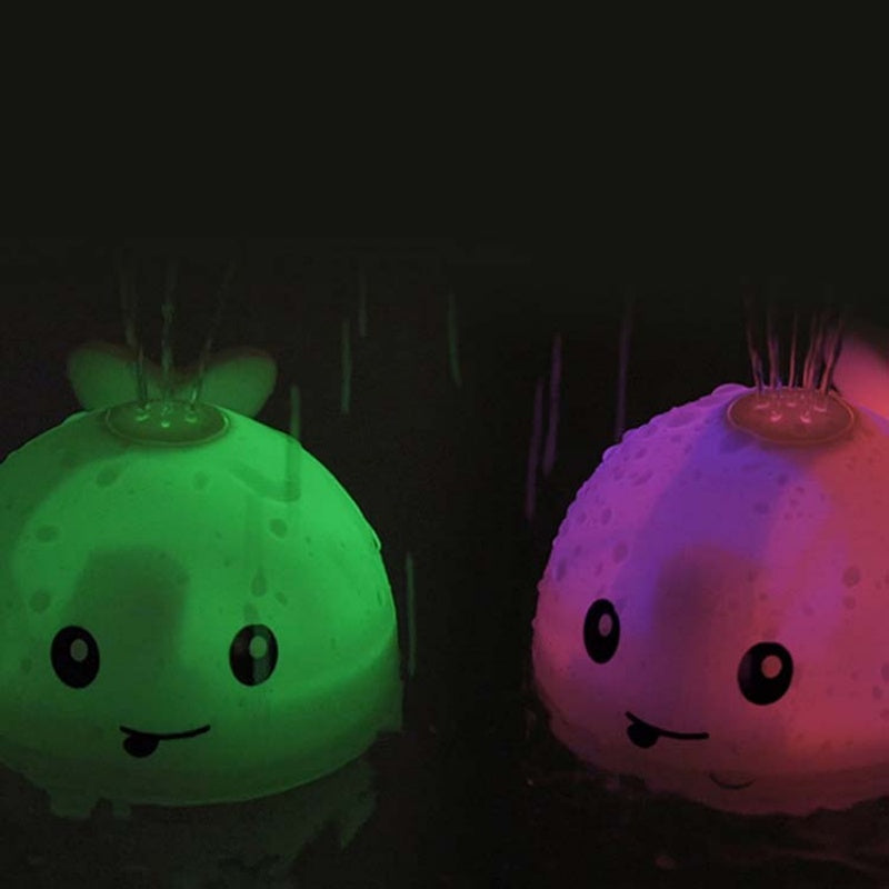 🥳2026 HOT SALE🥳💞50K+ SOLD! 🛁🐸 Light Up Baby Bath Toys – auto water spray & rainbow lights keep babies engaged. Turns tearful bath time into splashy fun – giggles guaranteed! 💡✨
