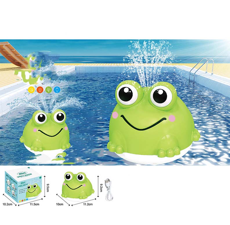 🥳2026 HOT SALE🥳💞50K+ SOLD! 🛁🐸 Light Up Baby Bath Toys – auto water spray & rainbow lights keep babies engaged. Turns tearful bath time into splashy fun – giggles guaranteed! 💡✨