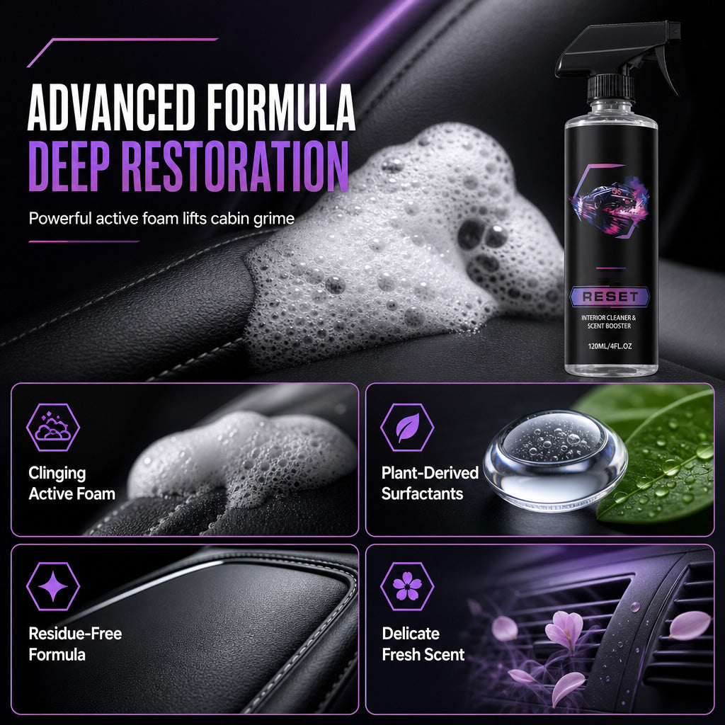 🥳2026 HOT SALE🥳💞50K+ SOLD! 🚗🧽 Car Interior Deep Cleaner – active formula dissolves grease & grime, restores matte finish. No sticky residue – drive in comfort again! ✨💪