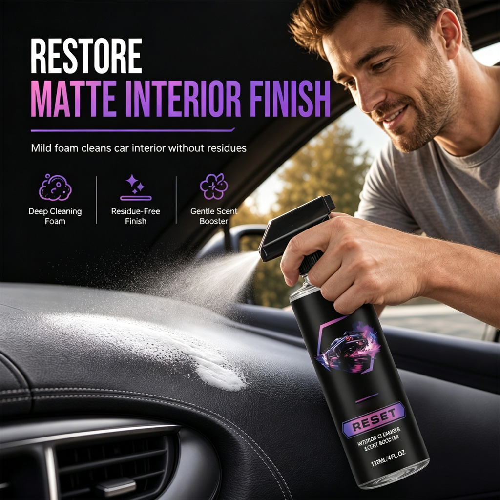 🥳2026 HOT SALE🥳💞50K+ SOLD! 🚗🧽 Car Interior Deep Cleaner – active formula dissolves grease & grime, restores matte finish. No sticky residue – drive in comfort again! ✨💪