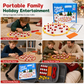 🥳2026 HOT SALE🥳💞50K+ SOLD! 🎅🎲 Christmas Santa Magnetic Chess – magnetic pieces stay put, no more scattered boards. Fun family game night, screen-free! 🎄💚