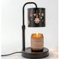 🥳2026 HOT SALE🥳💞50K+ SOLD! ❄️🕯️ 50% OFF! Retro Snowflake Candle Warmer Lamp – flameless melting, adjustable height 25-38cm, carbon steel. Cosy home & bedroom decor! 🏠✨