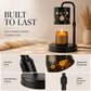 🥳2026 HOT SALE🥳💞50K+ SOLD! ❄️🕯️ 50% OFF! Retro Snowflake Candle Warmer Lamp – flameless melting, adjustable height 25-38cm, carbon steel. Cosy home & bedroom decor! 🏠✨