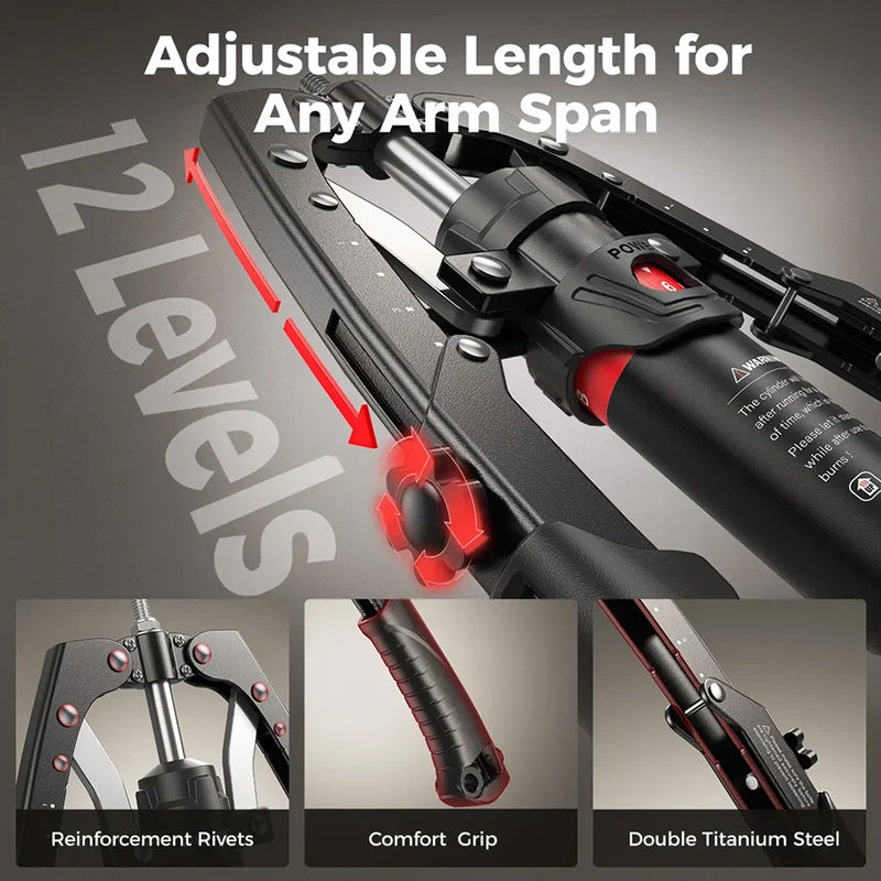 🥳2026 HOT SALE🥳💞50K+ SOLD! 💪🔧 50% OFF! Adjustable Hydraulic Arm Trainer – 10-200kg stepless resistance, smooth low-impact motion. Full-body home workout, no gym fees, joint-friendly. Build strength safely! 🛡️✅