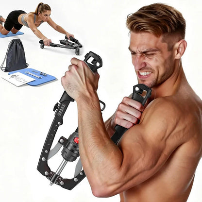 🥳2026 HOT SALE🥳💞50K+ SOLD! 💪🔧 50% OFF! Adjustable Hydraulic Arm Trainer – 10-200kg stepless resistance, smooth low-impact motion. Full-body home workout, no gym fees, joint-friendly. Build strength safely! 🛡️✅