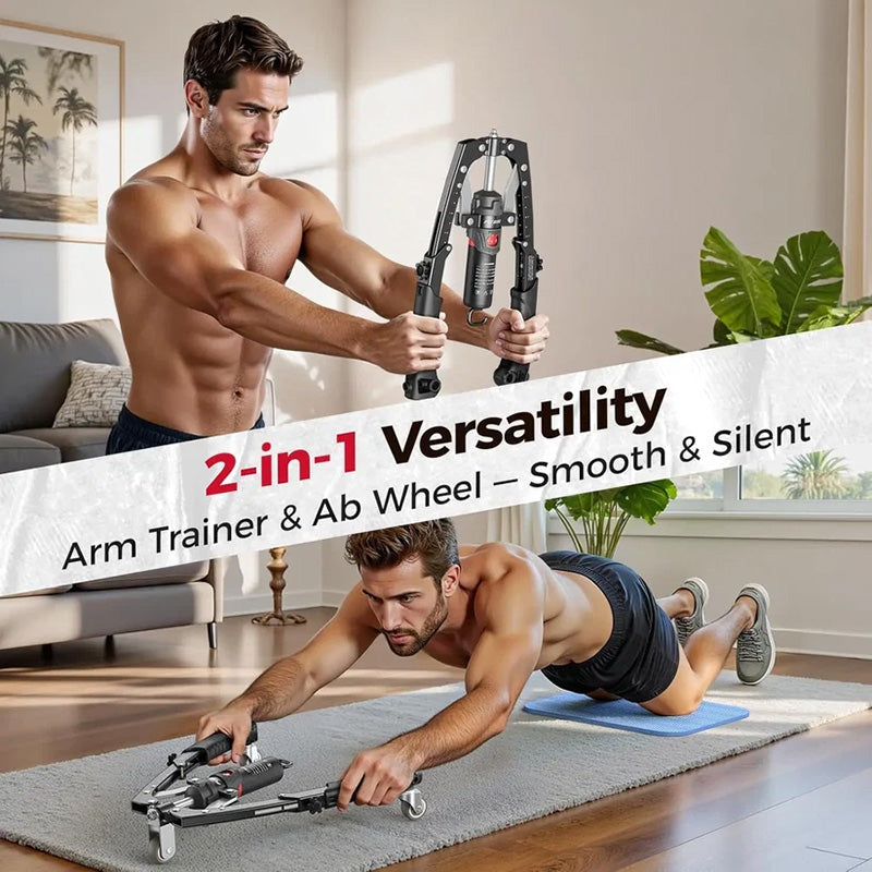 🥳2026 HOT SALE🥳💞50K+ SOLD! 💪🔧 50% OFF! Adjustable Hydraulic Arm Trainer – 10-200kg stepless resistance, smooth low-impact motion. Full-body home workout, no gym fees, joint-friendly. Build strength safely! 🛡️✅