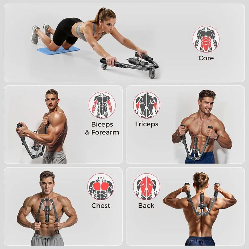 🥳2026 HOT SALE🥳💞50K+ SOLD! 💪🔧 50% OFF! Adjustable Hydraulic Arm Trainer – 10-200kg stepless resistance, smooth low-impact motion. Full-body home workout, no gym fees, joint-friendly. Build strength safely! 🛡️✅