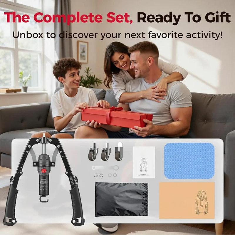 🥳2026 HOT SALE🥳💞50K+ SOLD! 💪🔧 50% OFF! Adjustable Hydraulic Arm Trainer – 10-200kg stepless resistance, smooth low-impact motion. Full-body home workout, no gym fees, joint-friendly. Build strength safely! 🛡️✅