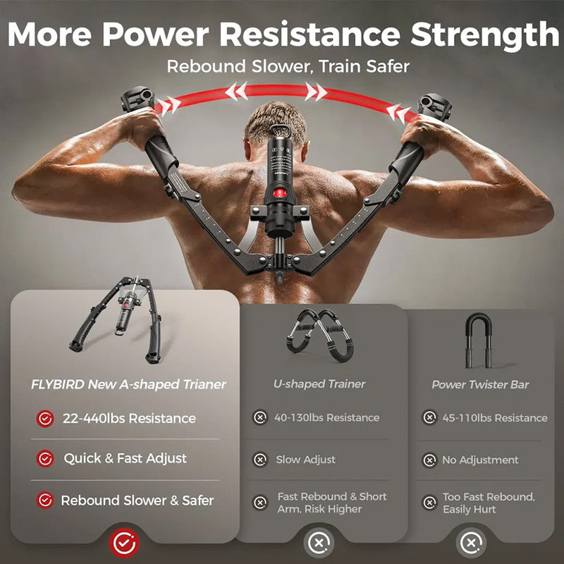 🥳2026 HOT SALE🥳💞50K+ SOLD! 💪🔧 50% OFF! Adjustable Hydraulic Arm Trainer – 10-200kg stepless resistance, smooth low-impact motion. Full-body home workout, no gym fees, joint-friendly. Build strength safely! 🛡️✅