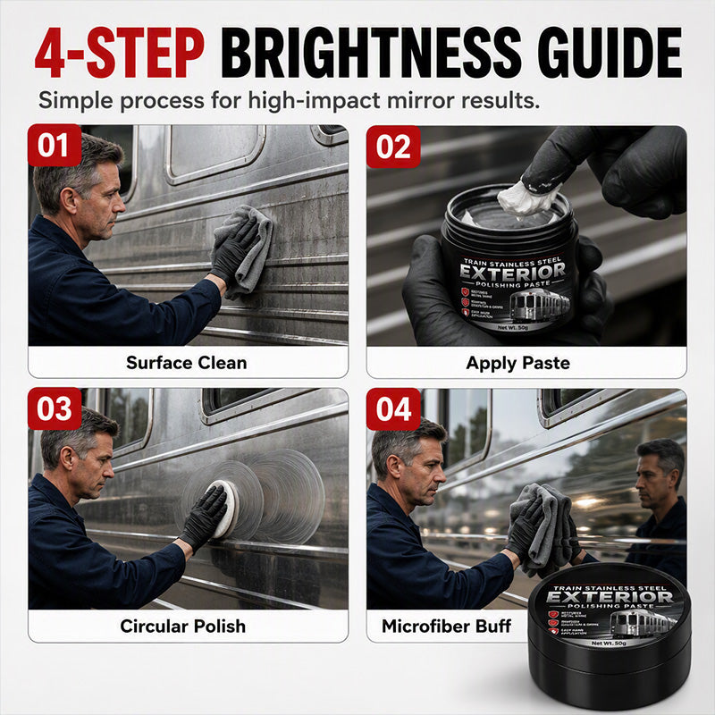 🥳2026 HOT SALE🥳💞50K+ SOLD! 💎🔧 50% OFF! Mirror Finish Polish Paste – lifts oxidation & water spots, restores glass-like shine. Protects against future dulling. Pro results at home! ✨✅
