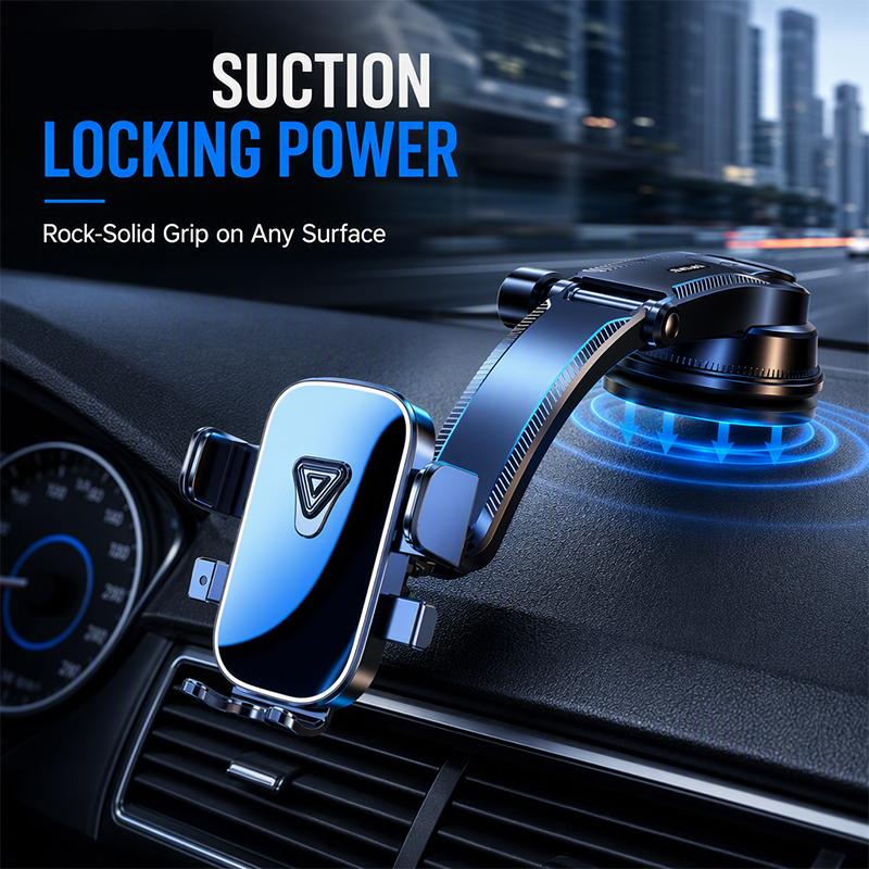 🥳2026 HOT SALE🥳💞50K+ SOLD! 📱🚗 50% OFF! Nano Vacuum Car Phone Holder – relentless grip on any dashboard, 360° folding arm, one-hand auto-lock. No slipping, no glare – safer driving! 🛡️✅