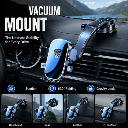 🥳2026 HOT SALE🥳💞50K+ SOLD! 📱🚗 50% OFF! Nano Vacuum Car Phone Holder – relentless grip on any dashboard, 360° folding arm, one-hand auto-lock. No slipping, no glare – safer driving! 🛡️✅