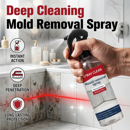 🥳2026 HOT SALE🥳💞50K+ SOLD! 🧴✨ 50% OFF! Multi-Surface Mould & Mildew Remover Spray – deep cleans grout, tiles & walls on contact. Instant visible results, effortless spray! 🏠✅