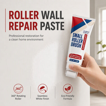 🥳2026 HOT SALE🥳💞50K+ SOLD! 🧱🖌️ 50% OFF! Waterproof Wall Repair Paste with Roller – 300g DIY cream, quick fix cracks, stains & peeling. Safe & easy! 🏠✅