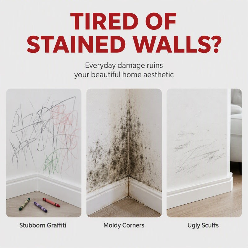 🥳2026 HOT SALE🥳💞50K+ SOLD! 🧱🖌️ 50% OFF! Waterproof Wall Repair Paste with Roller – 300g DIY cream, quick fix cracks, stains & peeling. Safe & easy! 🏠✅