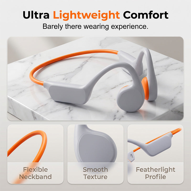🥳2026 HOT SALE🥳💞50K+ SOLD! 🎧🏃 50% OFF! Open-Ear Air Conduction Sports Headphones – secure wrap fit, hear traffic while listening. Ultra-light 21g, sweat/rain resistant, Bluetooth 5.3. Safe for walks, runs & cycling! 🛡️💪