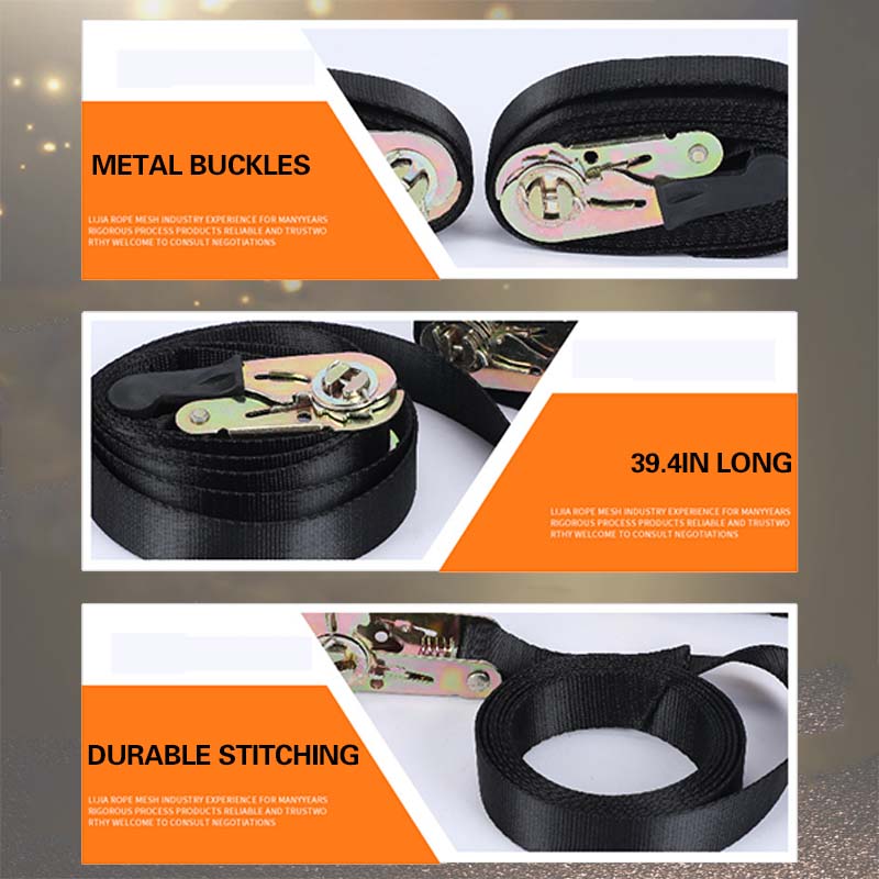 🥳2026 HOT SALE🥳💞50K+ SOLD! 🚗🔒 50% OFF! Cargo Lashing Ratchet Tensioner – easy tighten & release, holds up to 2200lbs. S hooks & soft loops secure luggage, bikes & Christmas trees. Never fall off! 📦💪