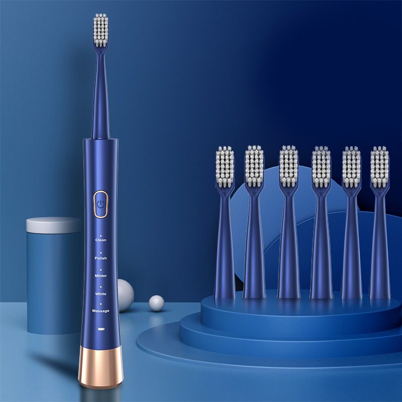 🥳2026 HOT SALE🥳💞50K+ SOLD! 🦷⚡ 50% OFF! Smart Electric Toothbrush – 31,000 RPM deep clean in 60s, smart timer & pressure sensor. Buy 1 get 6 brush heads FREE! IPX7 waterproof, long battery. 🛡️💪