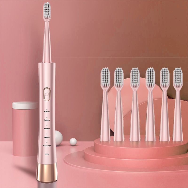 🥳2026 HOT SALE🥳💞50K+ SOLD! 🦷⚡ 50% OFF! Smart Electric Toothbrush – 31,000 RPM deep clean in 60s, smart timer & pressure sensor. Buy 1 get 6 brush heads FREE! IPX7 waterproof, long battery. 🛡️💪