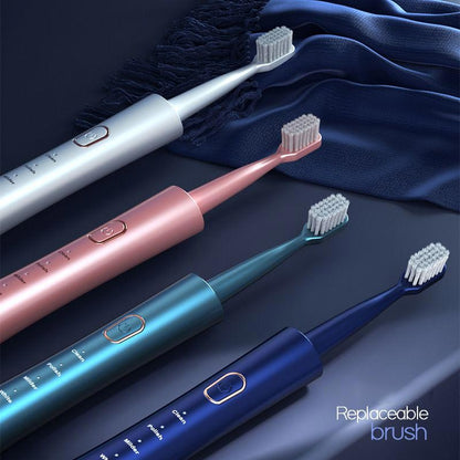 🥳2026 HOT SALE🥳💞50K+ SOLD! 🦷⚡ 50% OFF! Smart Electric Toothbrush – 31,000 RPM deep clean in 60s, smart timer & pressure sensor. Buy 1 get 6 brush heads FREE! IPX7 waterproof, long battery. 🛡️💪