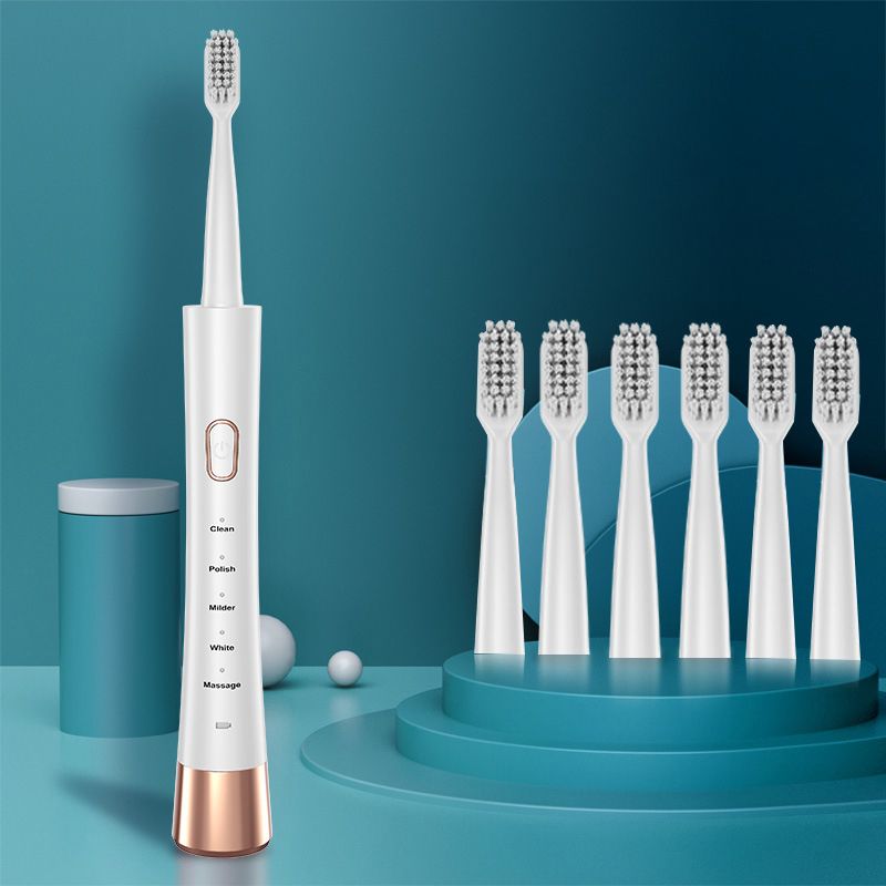 🥳2026 HOT SALE🥳💞50K+ SOLD! 🦷⚡ 50% OFF! Smart Electric Toothbrush – 31,000 RPM deep clean in 60s, smart timer & pressure sensor. Buy 1 get 6 brush heads FREE! IPX7 waterproof, long battery. 🛡️💪