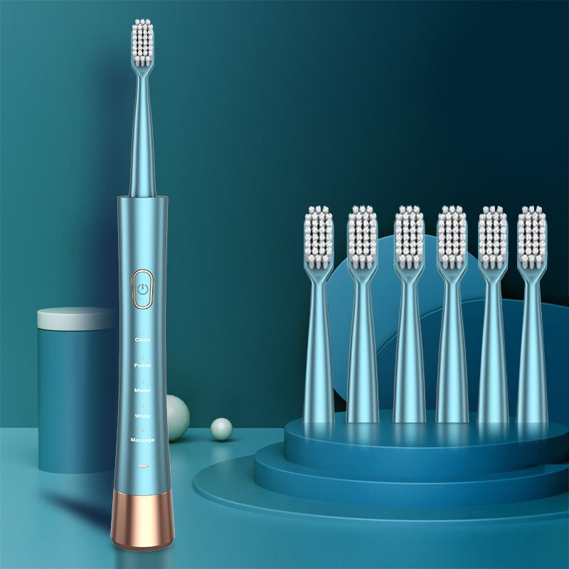 🥳2026 HOT SALE🥳💞50K+ SOLD! 🦷⚡ 50% OFF! Smart Electric Toothbrush – 31,000 RPM deep clean in 60s, smart timer & pressure sensor. Buy 1 get 6 brush heads FREE! IPX7 waterproof, long battery. 🛡️💪